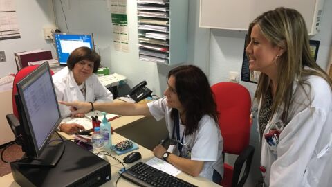 Investigadoras del Hospital de la Vega Baja que han participado en el estudio.