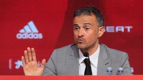 Luis Enrique, en su presentaci&oacute;n con la selecci&oacute;n espa&ntilde;ola