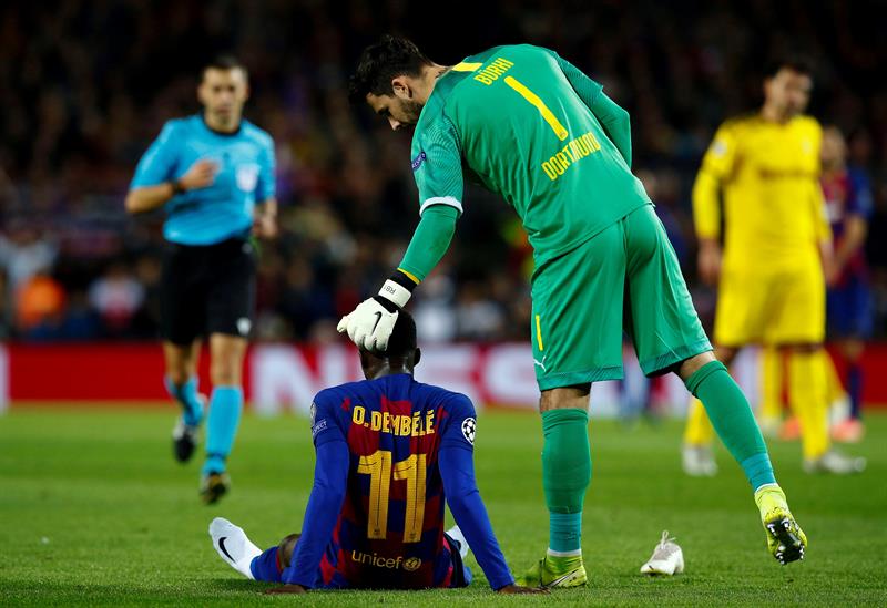 Dembélé, diez semanas de baja por una lesión muscular en el bíceps femoral del muslo derecho Dembélé, diez semanas de baja por una lesión muscular en el bíceps femoral del muslo derecho