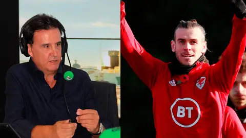 José Ramón de la Morena y Gareth Bale José Ramón de la Morena y Gareth Bale