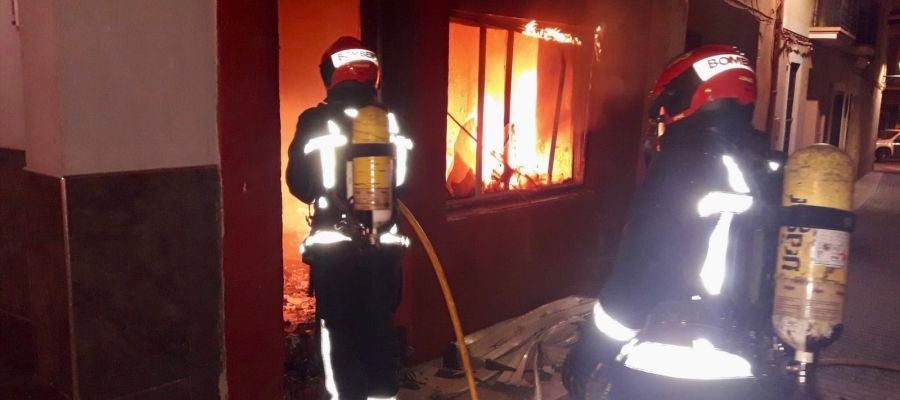 Intervención de los bomberos. Intervención de los bomberos.