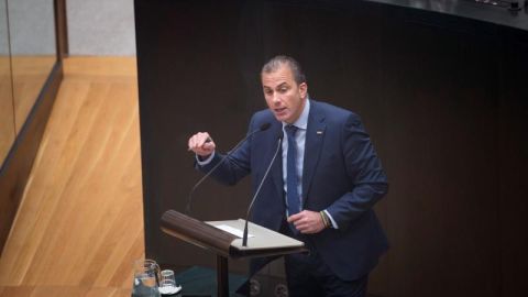 Javier Ortega Smith en el Ayuntamiento de Madrid