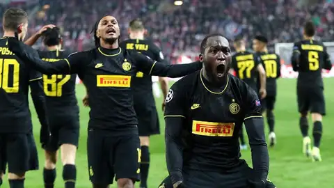 Lukaku celebra un gol Lukaku celebra un gol