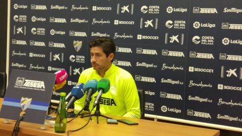 V&iacute;ctor S&aacute;nchez del Amo, entrenador del M&aacute;laga 
