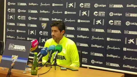 Víctor Sánchez del Amo, entrenador del Málaga Víctor Sánchez del Amo, entrenador del Málaga