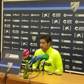 Víctor Sánchez del Amo, entrenador del Málaga Víctor Sánchez del Amo, entrenador del Málaga
