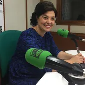 Pilar Zamora, en una entrevista anterior en los estudios de Onda Cero Ciudad Real Pilar Zamora, en una entrevista anterior en los estudios de Onda Cero Ciudad Real