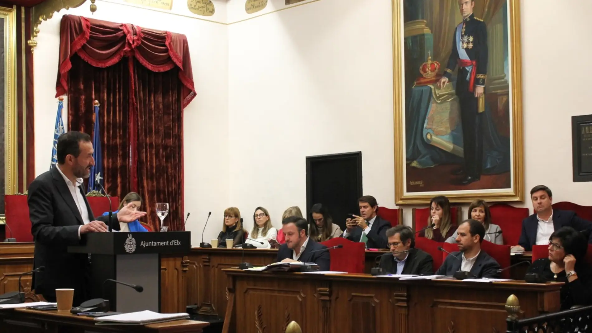 Intervención del alcalde de Elche en el Debate sobre el estado del municipio en 2019.
