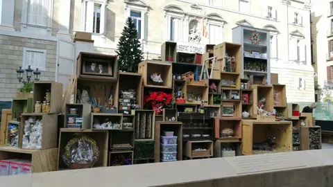 'Belén trastero' de Ada Colau en Barcelona 'Belén trastero' de Ada Colau en Barcelona