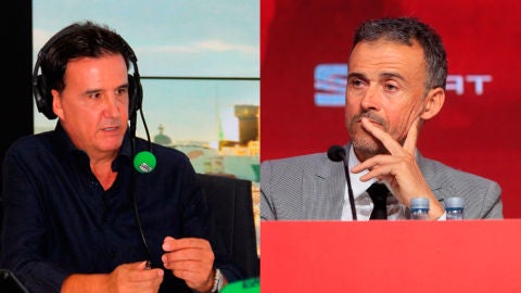 Jos&eacute; Ram&oacute;n de la Morena y Luis Enrique