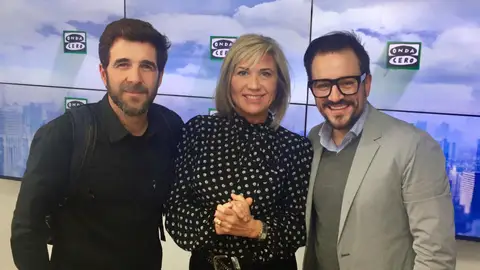 Gonzo, Julia Otero y Jordi Barri Gonzo, Julia Otero y Jordi Barri