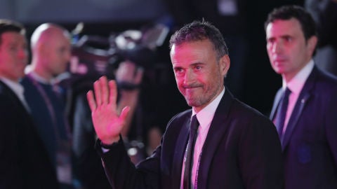 Luis Enrique, en Bucarest