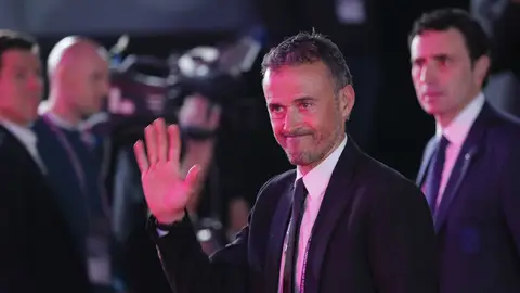 Luis Enrique, en Bucarest Luis Enrique, en Bucarest