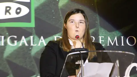 Marina González Bordonado en la gala de los VIII Premios 'Ilicitanos en la Onda'. Marina González Bordonado en la gala de los VIII Premios 'Ilicitanos en la Onda'.