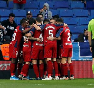 Los jugadores de Osasuna celebran un gol Los jugadores de Osasuna celebran un gol