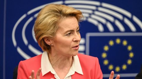 La presidenta de la Comisi&oacute;n Europea, Ursula von der Leyen