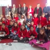 Alumnos del colegio Ángel Andrade han sido recibidos por José Manuel Caballero