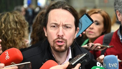 Pablo Iglesias responde a los medios de comunicación