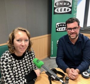 Antoni Noguera, recientemente elegido coordinador general de Més per Mallorca, en una entrevista en Onda Cero Mallorca. Antoni Noguera, recientemente elegido coordinador general de Més per Mallorca, en una entrevista en Onda Cero Mallorca.