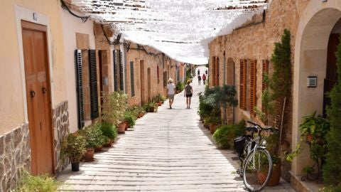 El centro de Alcudia, municipio que ya forma parte de la Asociaci&oacute;n de los Pueblos m&aacute;s bonitos de Espa&ntilde;a