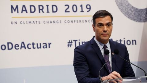 Pedro S&aacute;nchez, en la Cumbre del Clima