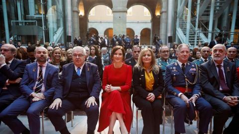 Isabel D&iacute;az Ayuso, en el acto en homenaje a la Constituci&oacute;n en Madrid