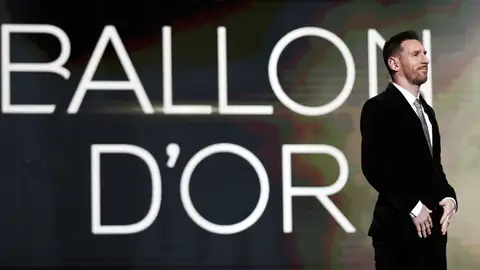 Leo Messi, en la gala del Balón de Oro. Leo Messi, en la gala del Balón de Oro.