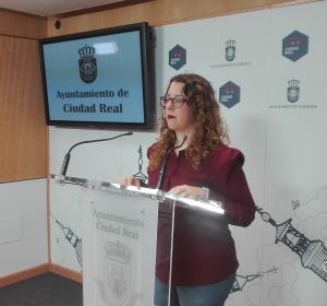 Sara Martínez, portavoz del equipo de Gobierno del Ayuntamiento de Ciudad Real Sara Martínez, portavoz del equipo de Gobierno del Ayuntamiento de Ciudad Real