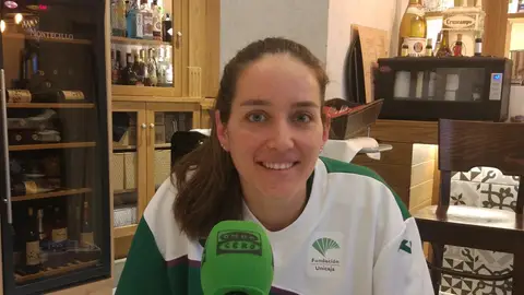 Vero Matoso, jugadora del Unicaja Femenino Vero Matoso, jugadora del Unicaja Femenino
