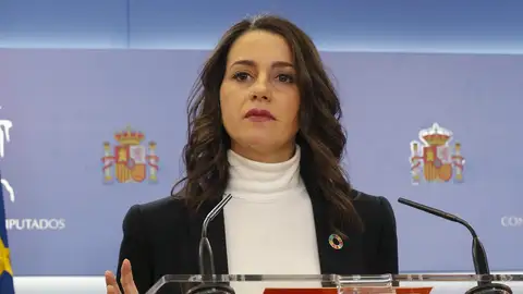 Inés Arrimadas, en una comparecencia en el Congreso de los Diputados. Inés Arrimadas, en una comparecencia en el Congreso de los Diputados.