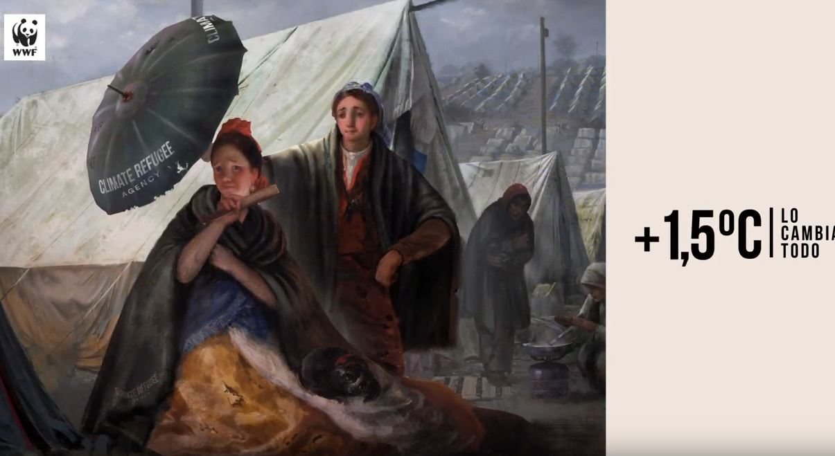 El Prado y WWF usan a Velázquez para alertar sobre aumento de la temperatura El Prado y WWF usan a Velázquez para alertar sobre aumento de la temperatura