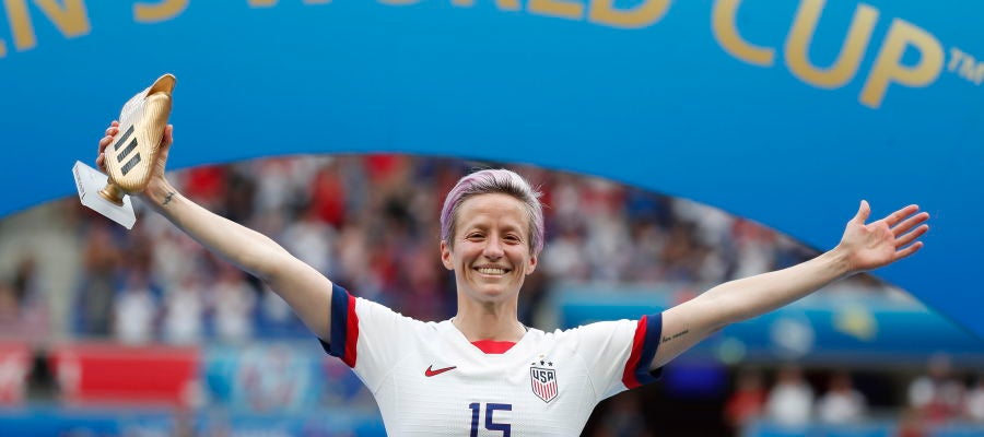La estadounidense Megan Rapinoe gana el Balón de Oro femenino La estadounidense Megan Rapinoe gana el Balón de Oro femenino