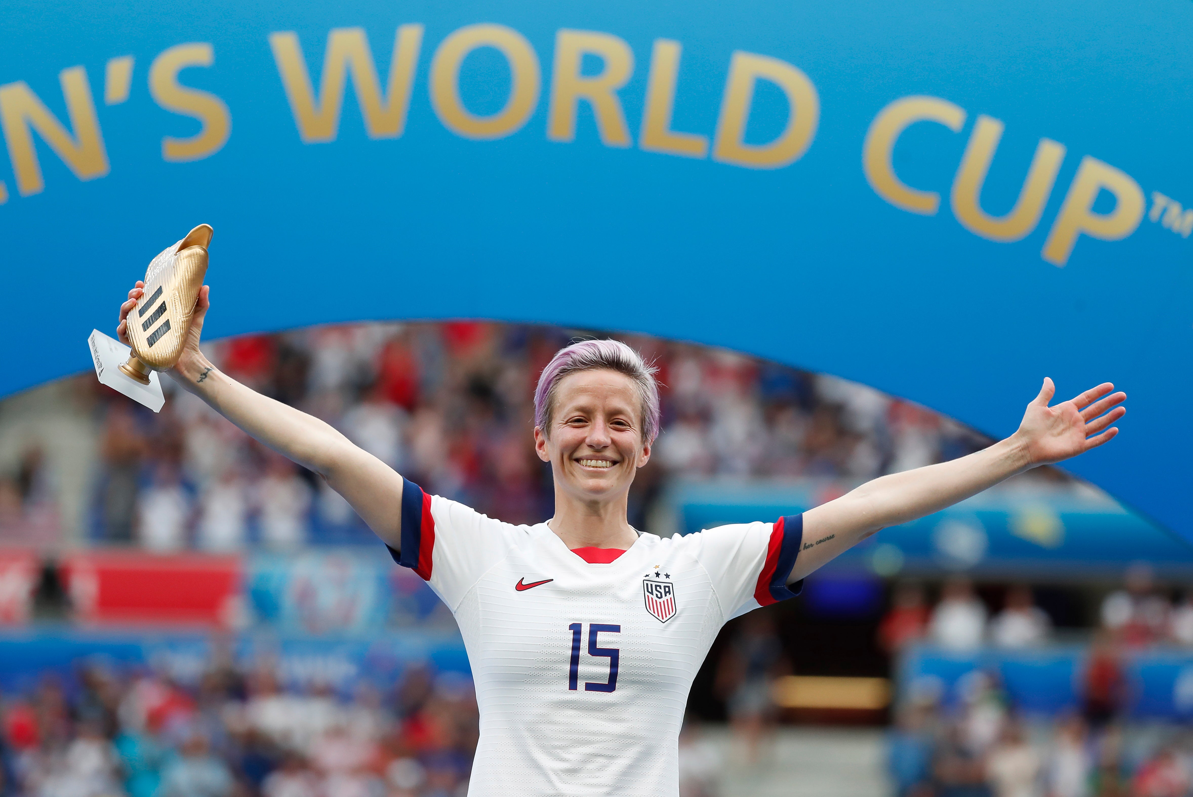 La estadounidense Megan Rapinoe gana el Balón de Oro femenino La estadounidense Megan Rapinoe gana el Balón de Oro femenino