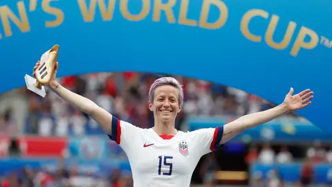 La estadounidense Megan Rapinoe gana el Balón de Oro femenino La estadounidense Megan Rapinoe gana el Balón de Oro femenino