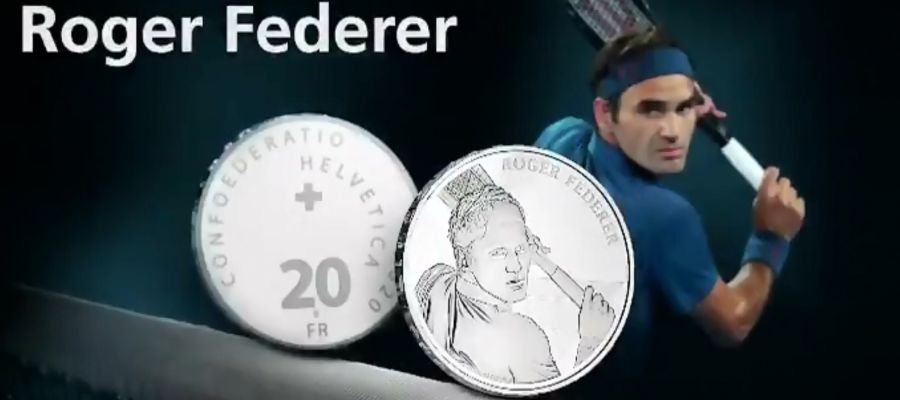 Suiza acuña monedas con la cara de Roger Federer  27
