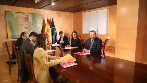 Reunión ERC-PSOE Reunión ERC-PSOE