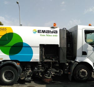 Vehículo de limpieza urbana de EMAYA Vehículo de limpieza urbana de EMAYA