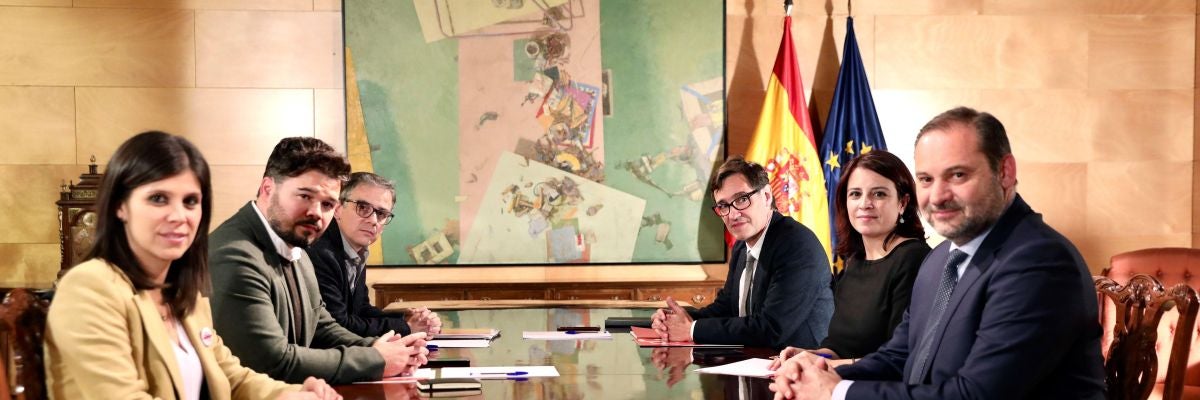 PSOE y ERC constatan "avances" para "encauzar el conflicto político" en Cataluña PSOE y ERC constatan "avances" para "encauzar el conflicto político" en Cataluña