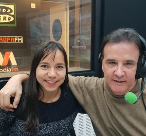Charlyn Corral, con José Ramón de la Morena. Charlyn Corral, con José Ramón de la Morena.