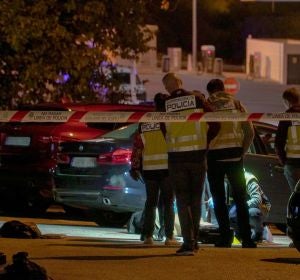 La Policía investigando lo ocurrido en el aparcamiento de Marbella La Policía investigando lo ocurrido en el aparcamiento de Marbella