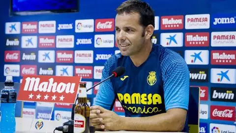 Javier Calleja, técnico del Villarreal. Javier Calleja, técnico del Villarreal.