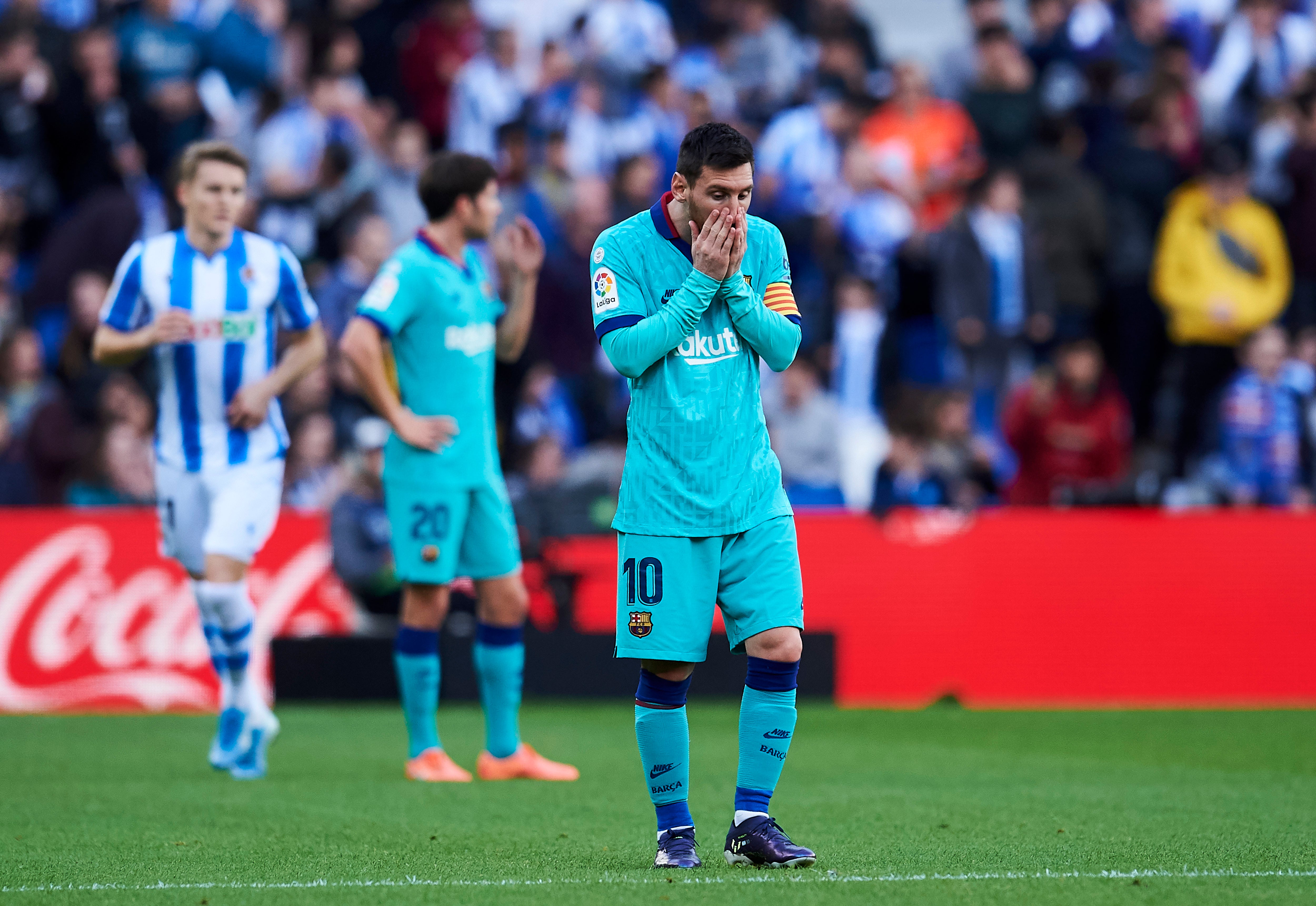 El Barcelona no puede con la Real Sociedad y llega con dudas al Clásico El Barcelona no puede con la Real Sociedad y llega con dudas al Clásico
