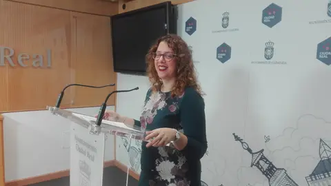 Sara Martínez, portavoz del equipo de Gobierno del Ayuntamiento de Ciudad Real Sara Martínez, portavoz del equipo de Gobierno del Ayuntamiento de Ciudad Real