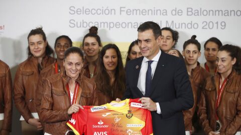 S&aacute;nchez, en el Palacio de la Moncloa. 