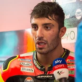 Andrea Iannone, durante una prueba Andrea Iannone, durante una prueba
