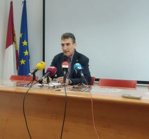 José Ramon Caballero, durante la rueda de prensa para presentar la campaña José Ramon Caballero, durante la rueda de prensa para presentar la campaña