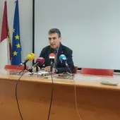 José Ramon Caballero, durante la rueda de prensa para presentar la campaña José Ramon Caballero, durante la rueda de prensa para presentar la campaña