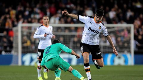 Carlos Soler, jugador del Valencia. 
