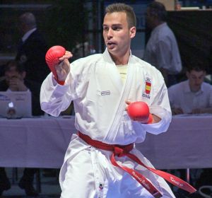 Ricardo Barbero en una competición de Kárate Ricardo Barbero en una competición de Kárate