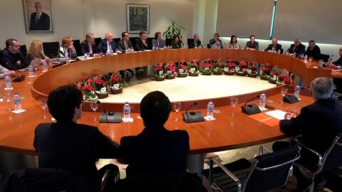 Reuni&oacute;n del Consejo Social de la UMH de Elche.